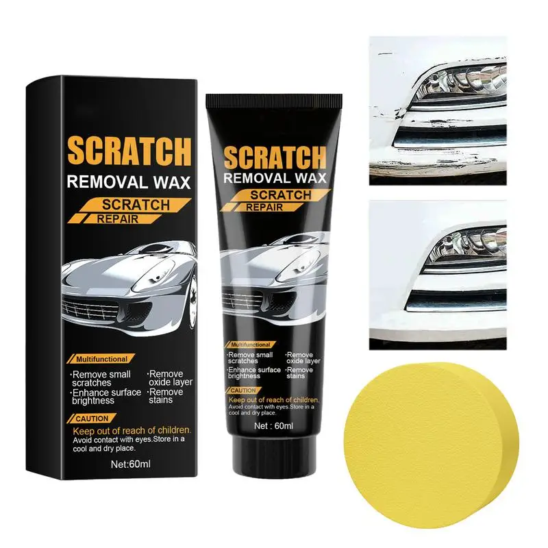 

Car Scratch Remover Wax Sealant Protection 60ml Effective Easy Professional Car Wax Scratch Remover For Moderate Scratches