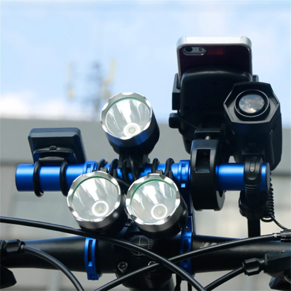 TTPRO 30cm Aluminum Bicycle Handlebar Extended Bracket MTB Bike Front Light Expansion Road Cycling Light Extender Rack Part