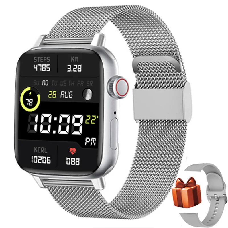 2022 New Bluetooth call Smart Watch Women Weather Calculator Sport smartwatch Mode Sleep Heart Rate Monitoring For IOS Android 