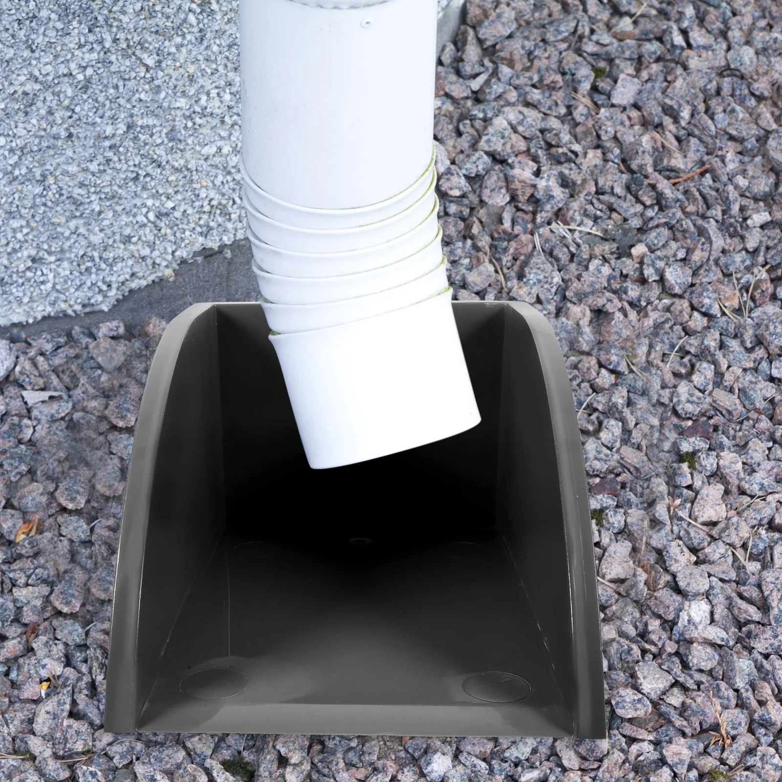 Bathtub Drain Water Dustpan Rainwater Collection Connector Gutter Downspout Grey Diverter Splash Block