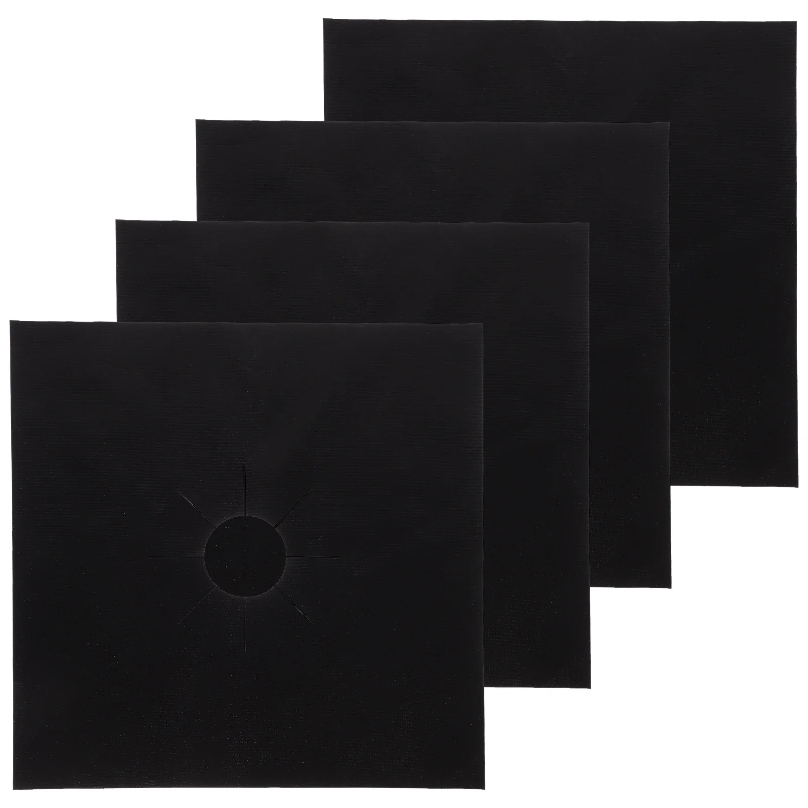 Kitchen Stove Mat Home Essentials Gas Protector Household Covers Burner Liner Range Glass Fiber Liners Supplies 4 Pcs