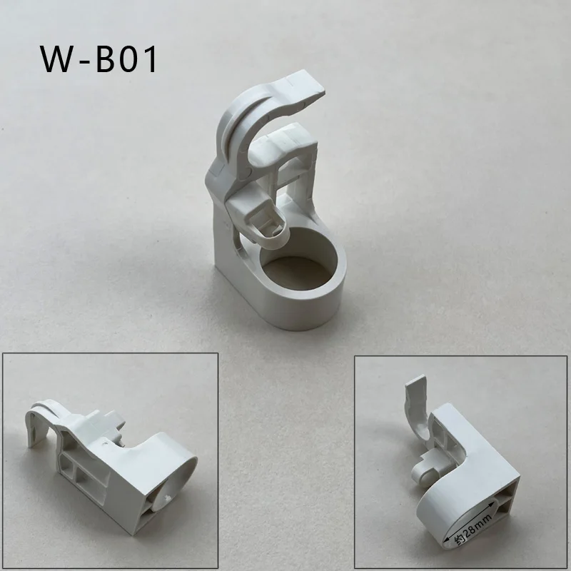 Toilet Water Tank Inlet Valve Plastic Clip Seat Toilet Water Injection Valve White Snap Fitting