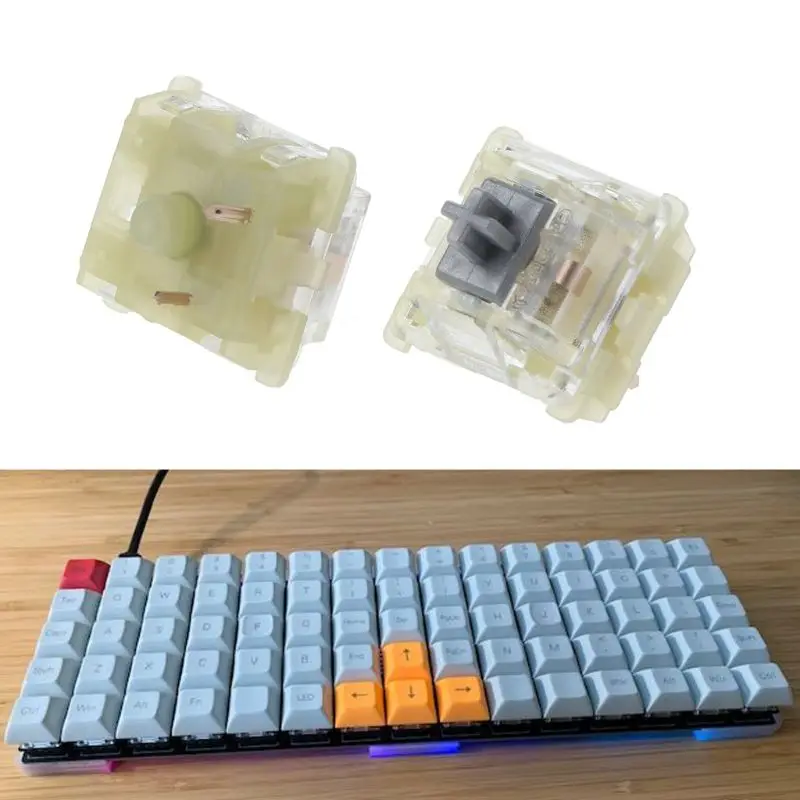Фото Переключатели OFBK Cherry Mx, переключатель клавиатуры, 3-контактный светодиод, подсветка, совместимая с механическими MX, №5
