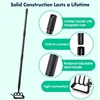 Garden Hoe- 62 Inch Long Stirrup Hoe Garden Tools Cultivator For Weeding, Heavy Duty Garden Hoe With Adjustable Handle 2