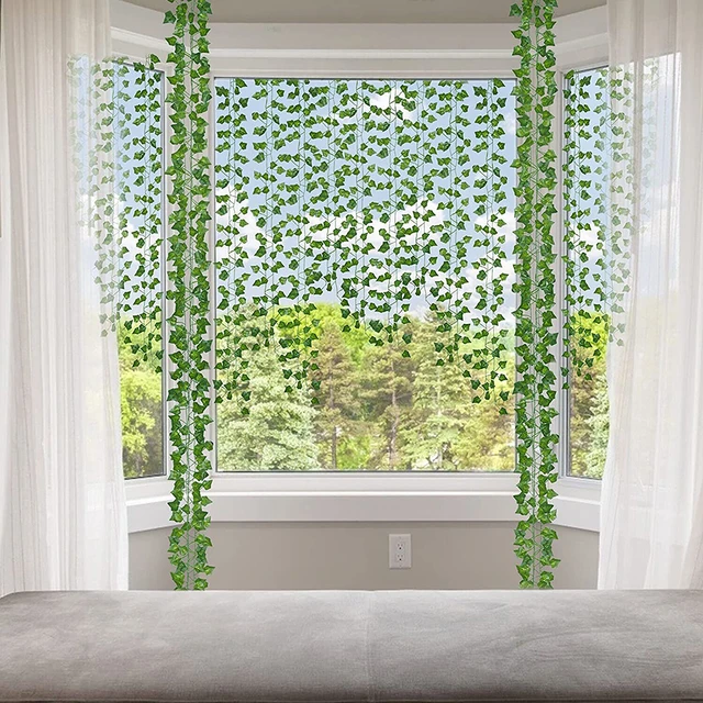 12pcs Artificial Leaf Vine  Leaf curtains, Artificial leaf