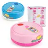 Sweeping Robot Dollhouse Electric Music Cleaning Machine Vacuum Cleaner Sweeping Robot Toy Children Gift Pretend Play Toy 2