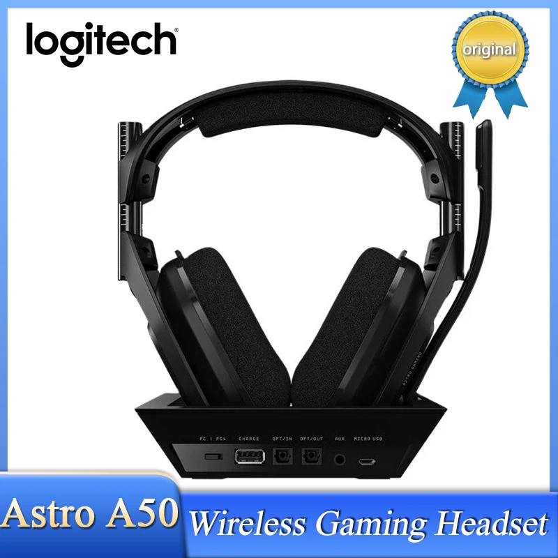 Logitech Astro A50 Wireless Gaming Headset 2.4ghz Multi-function Base Station With Microphone Built-in Usb Sound Card Ps4/pc - & - AliExpress