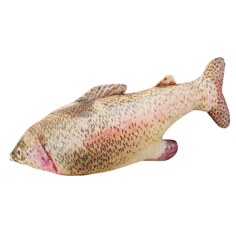 thumbnail image 1 of 13 estilos 30-100CM simulación pez juguetes de peluche realista tilapia carpa besugo almohada de peluche suave relleno cama respaldo cojín creativo D, 1 of 5