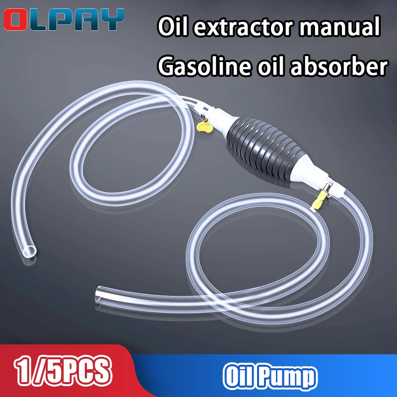Oil Extractor Manual Gasoline Oil Absorber Hand Fuel Pump Car Sucker