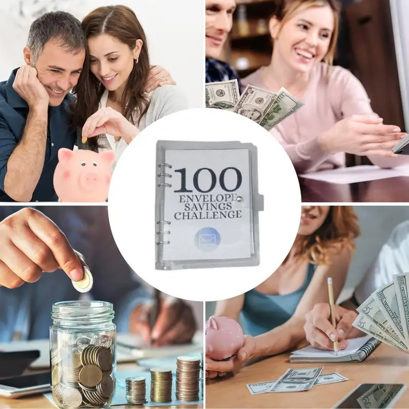 100 봉투 챌린지 바인더, 100 데이 챌린지, 돈 절약 바인더, 현금 봉투 절약 챌린지