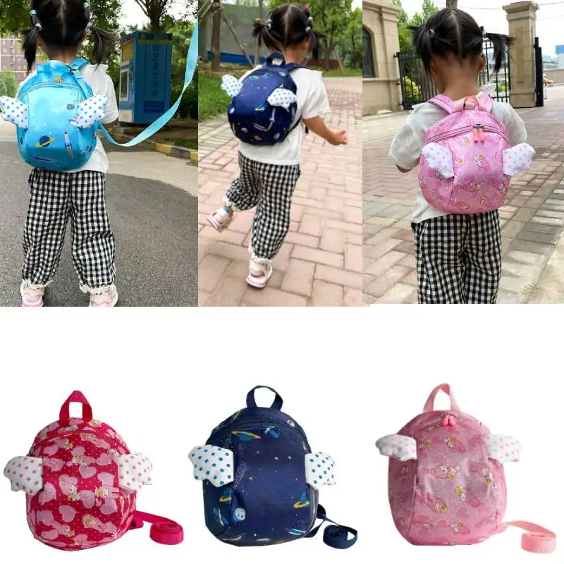 

Infant Baby Dinosaur Safety Harness Backpack Toddler Kids Canvas Leash Anti-lost Kindergarten Bag Children Animal Schoolbags