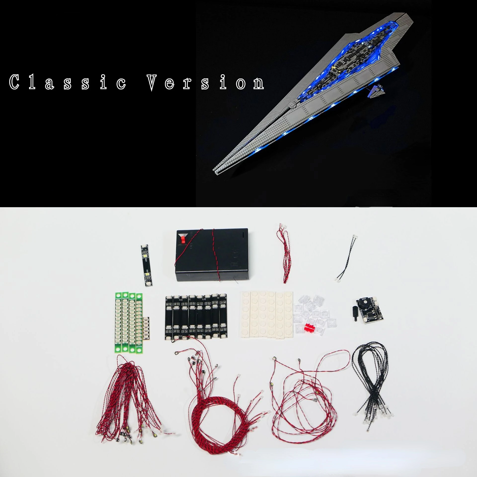 Set Di Luci A Led Per Il 10221 War Super Star Destroyer Compatibile Solo Kit Di Illuminazione