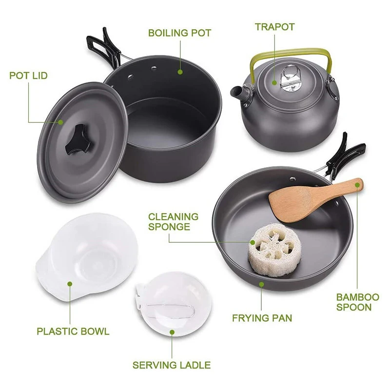 1pc Portable Camping Frying Pan - Lightweight Single Wok For Outdoor  Picnics And Cooking, Today's Best Daily Deals