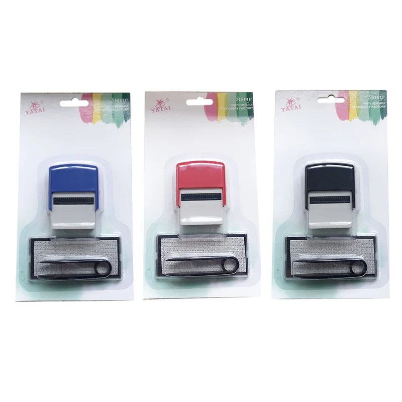

Rubber Stamp Kit DIY Custom Personalized Self Inking Business Address Name