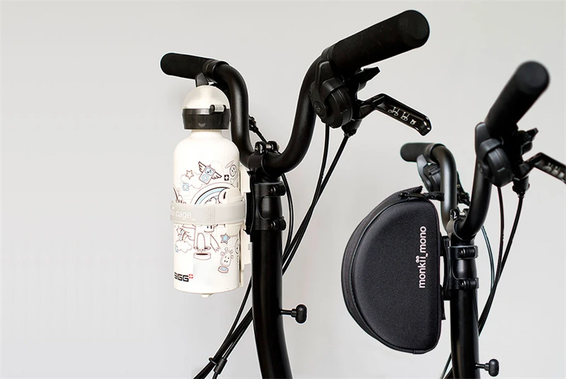 Monkii Clip Folding Bike Water Bottle Holder Adapter For Brompton