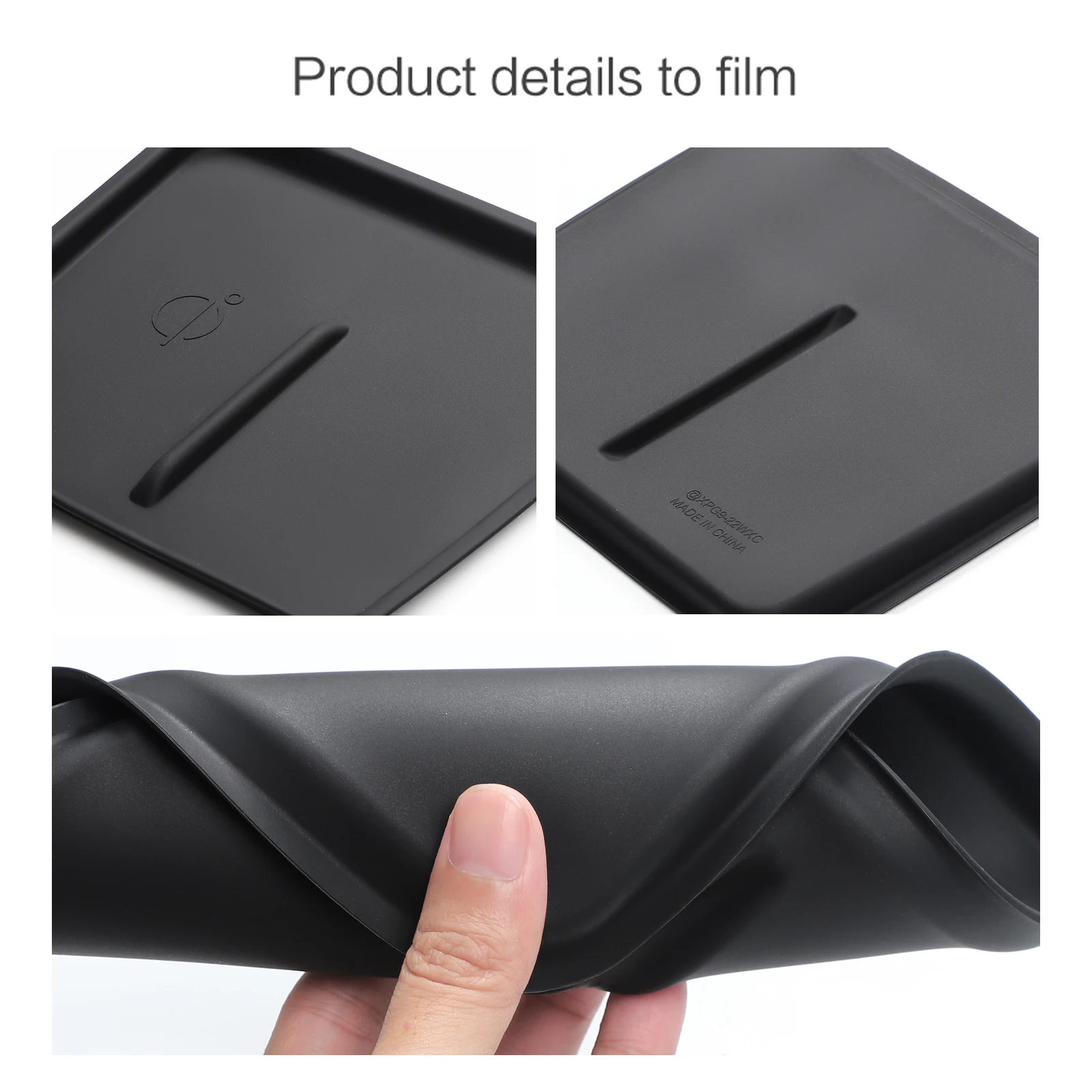 Anti-skid Central Console Wireless Pad Silicone Car Interior Accessories For Xpeng G9