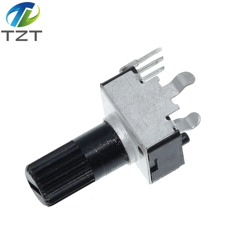 Adjustable Resistor 10pcs Rv09 Vertical 12.5mm Shaft 1k 2k 5k 10k 20k 50k 100k 0932 9 Type 3pin Seal Potentiometer