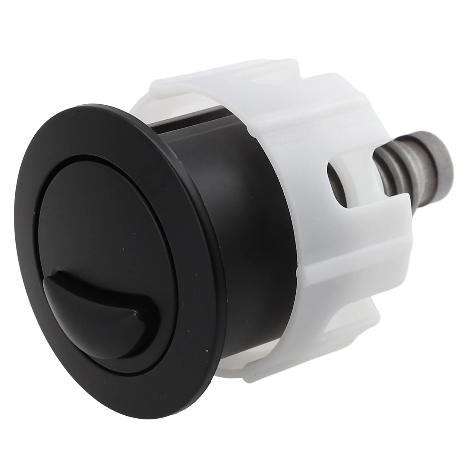 Toilet Push Button ABS Dual Flush Water Saving Chrome For Cistern Tank 38-49mm Black Home Improvement Hardware