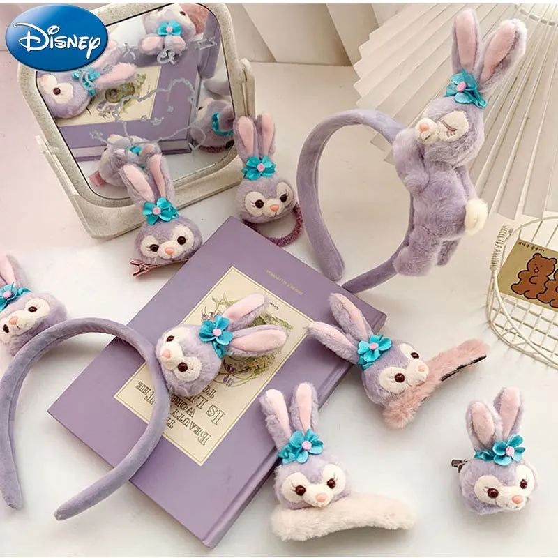 Disney StellaLou Hair Headband Hair Rope Strawberry Bear Headgear Christmas Hair Accessories