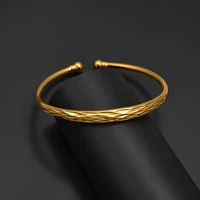 Anniyo 1Piece Women Bracelets Dubai Bangles Jewelry Arab Middle Eastern African Wedding Party Accessories @280607 2