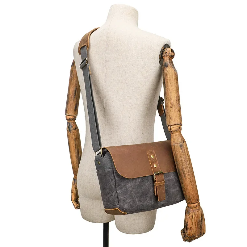 Waterproof Canvas Camera Bag for Outdoor Photography