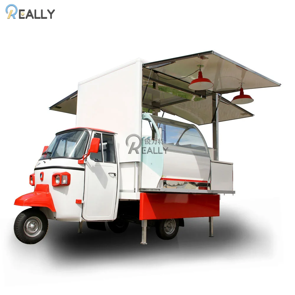 

Coffee Van Beer Bar Hot Dog Electric Piaggio Food Cart Ice Cream Kitchen Restaurant Vintage Mobile Food Truck