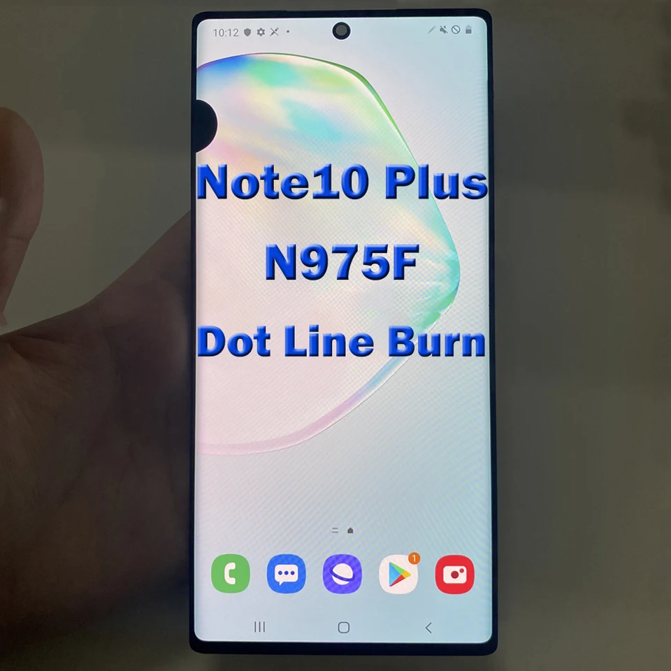 シングル販売欠陥ドットライン液晶サムスン Note10 + 液晶 N975F 注 10
