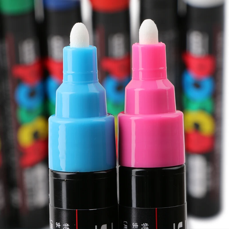 Uni Poscas Marker Pens Set, 0.7MM Extra Fine Point Plumones