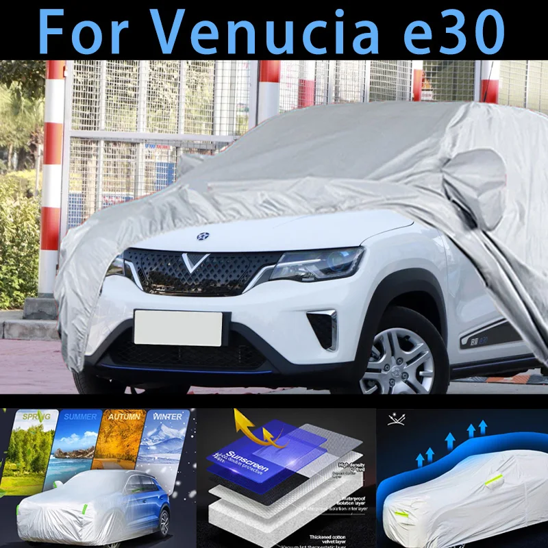 

For Venucia d30 Car protective cover,sun protection,rain protection, UV protection,dust prevention auto paint protective