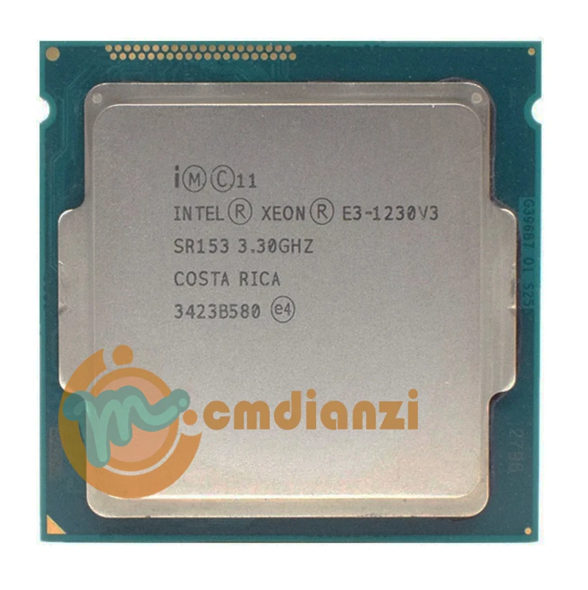 Intel Xeon E3 1230 v3 E3 1230 v3 E3 1230v3 3.3 GHz dört çekirdekli ...