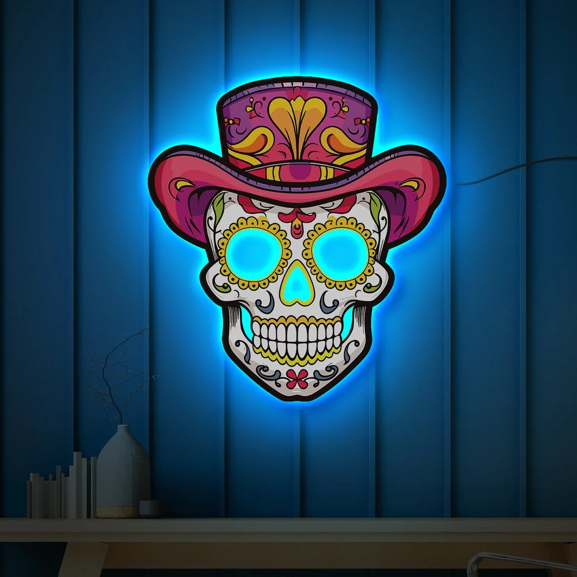 sugar-skull-neon-sign-sugar-skull-sign-mexican-skull-neon-sign-sugar-skull-wall-art-sugar-skull-decor