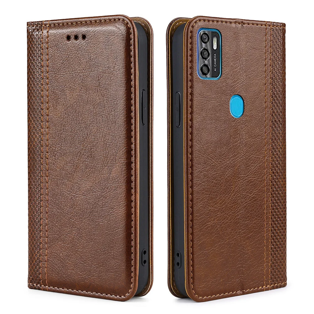Funda Tipo Cartera Compatible Con Zte Axon 10 Pro 5g, De Piel Sintética