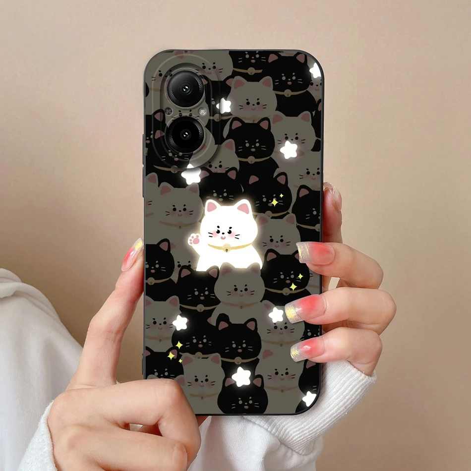 Cool Sweet Soft Liquid Silicone High-Quality Anti-Drop Phone Case - Back Cover Protection
