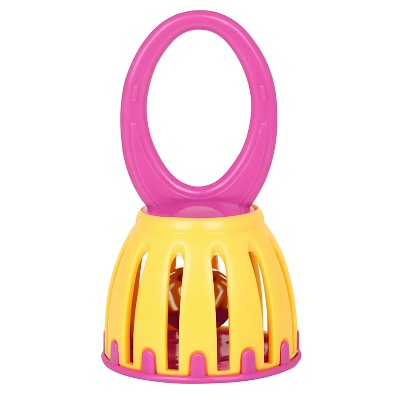 Top-Orff Plastic Cage Bell Hand Bell Children's Early Education Wrist Hand Grasping