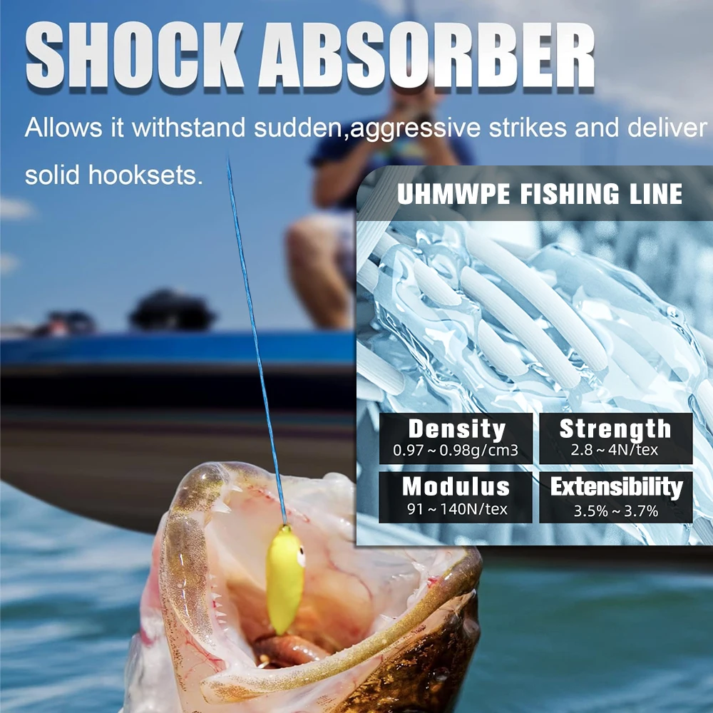 Fishing line 8x multifilament 8 strands braid 14LB-80LB 200m