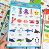 Spanish English Bilingual Words Learning A4 Posters Charts for Kids Kindergarten Classroom Decoration Teacher Teaching Aids 5