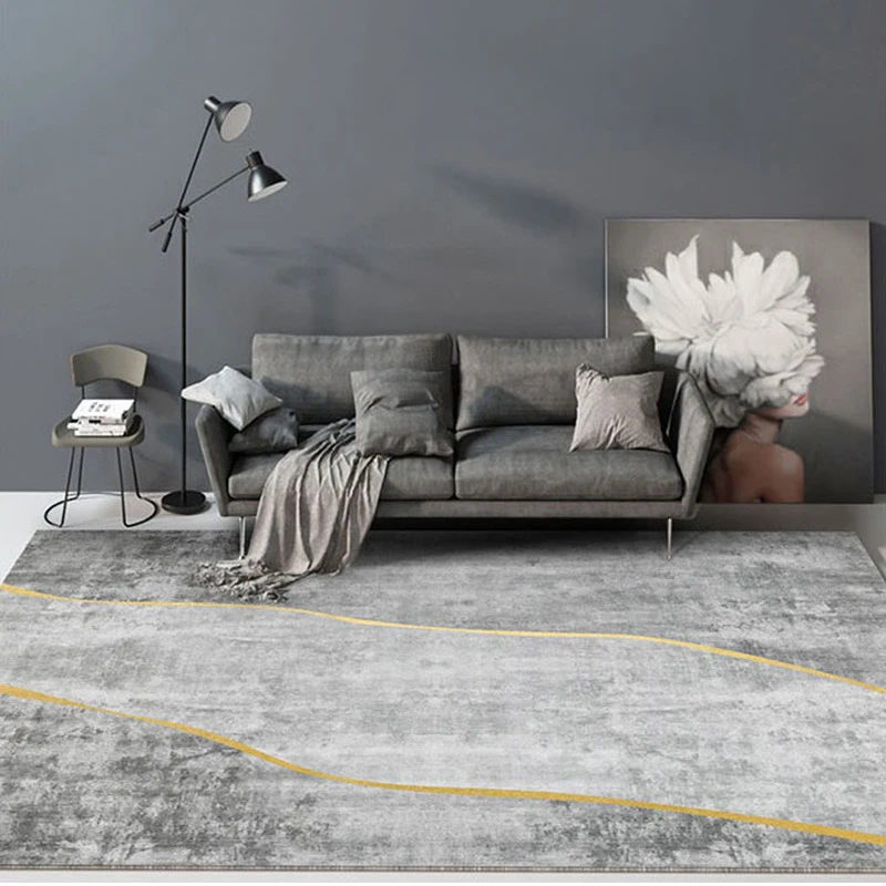 

Nordic Luxury Large Area Rugs Carpet for Living Room Decoration Bedroom Modern Mat Hallway Floor Mat In The Room Antiskid Rug