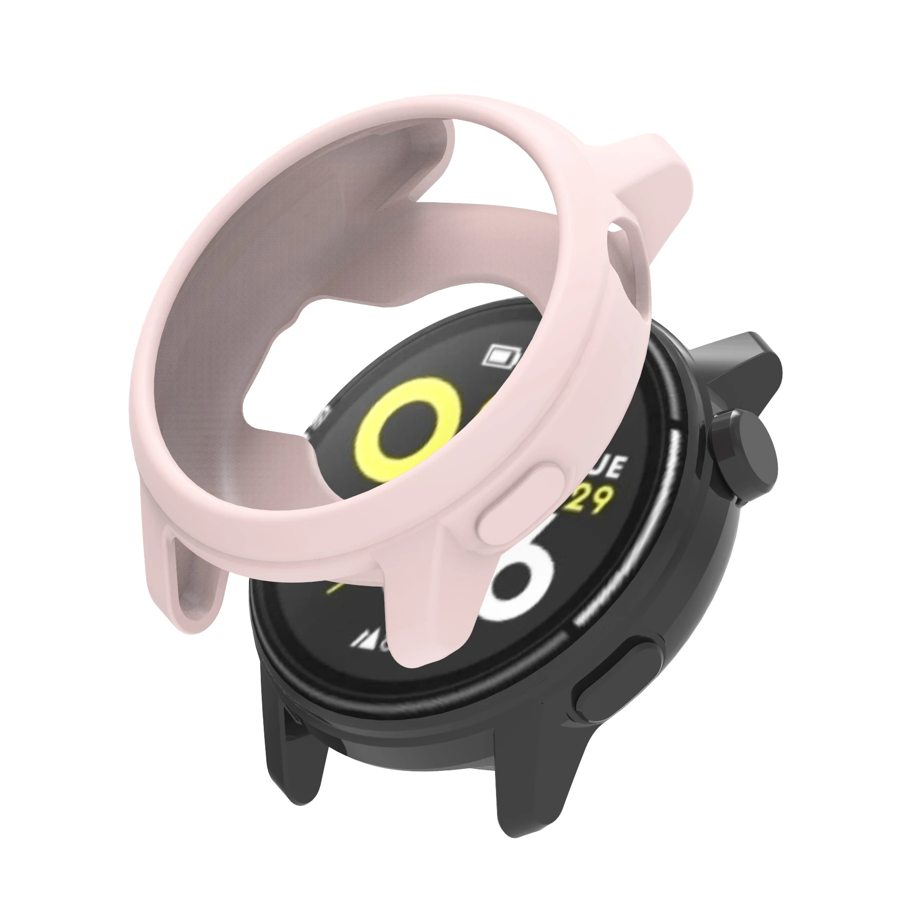 Dual Silicone Strap with Protective Case for Smartwatch Wristband Accessories