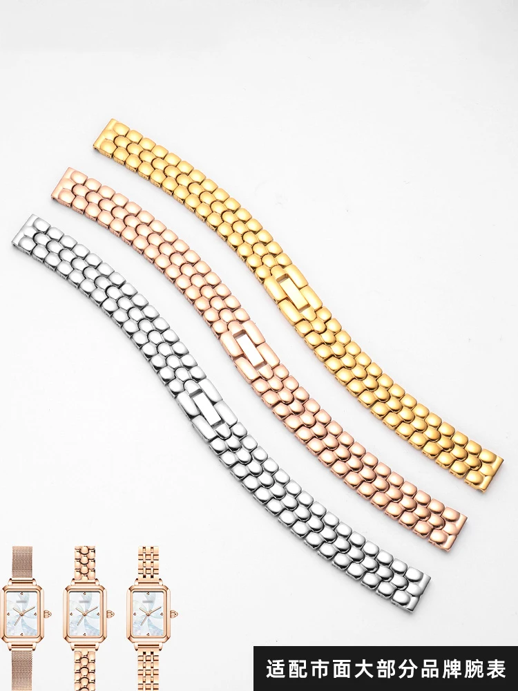 Elegant Gold Milanese Stainless Steel Watch Band - Universal Fit Bracelet