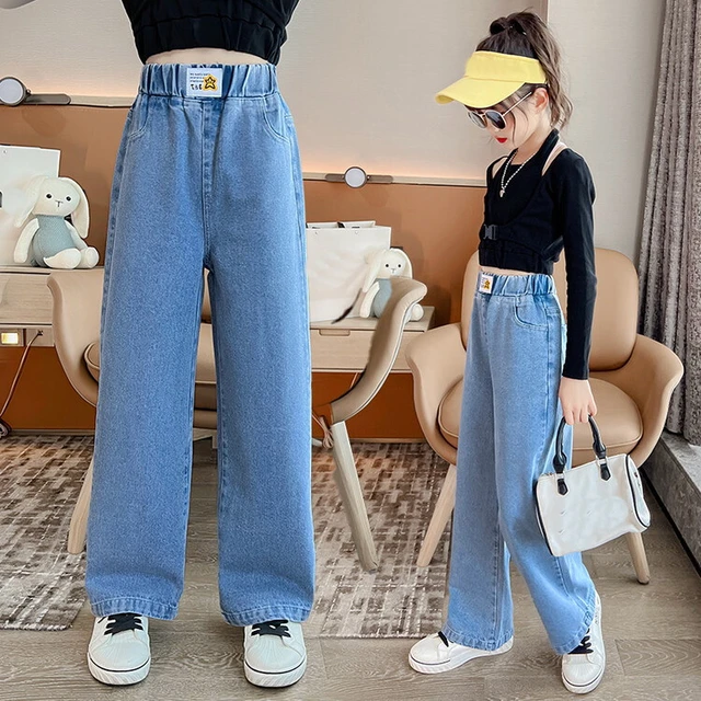 Children's Clothing 9 14 Years Old Girl | 12 Year Old Wide Pants - 2023 Aliexpress