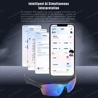 New Intelligent AI Sports Glasses Bluetooth Smart Glasses UV Protection Voice call Outdoors Sports Waterproof Cycling Sunglasses - Image 3