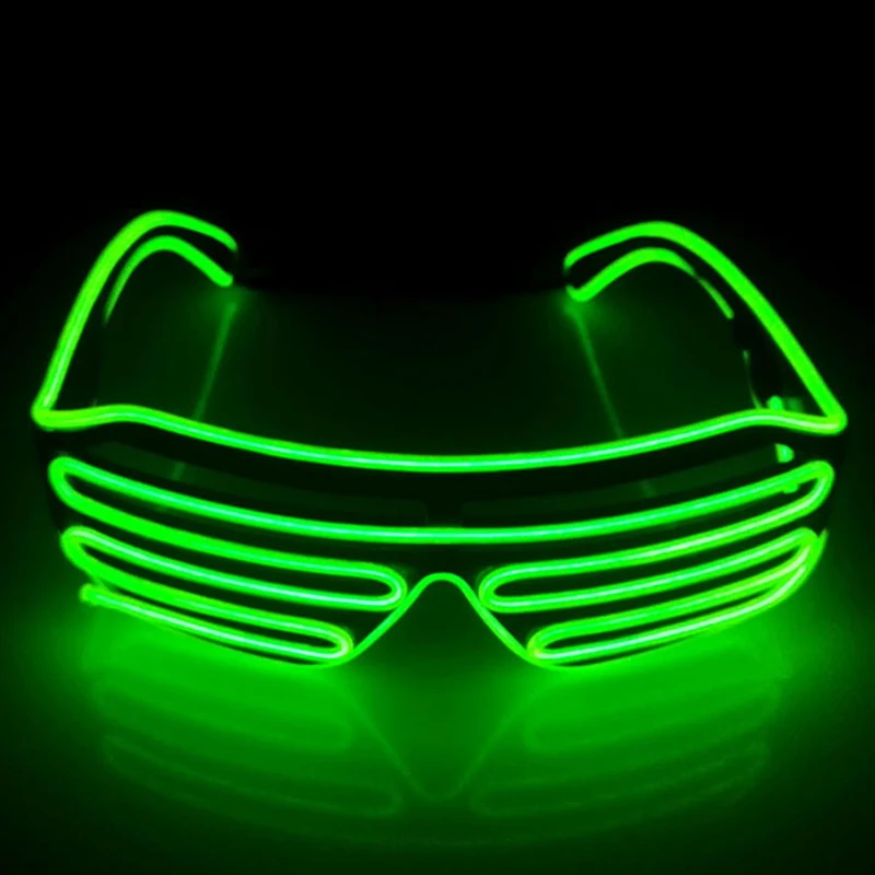 

EL Shutter Glasses Concert Grand Event Halloween Beer Party Shutter Glasses EL Light EL Wire Party Propse Shutter Glasses