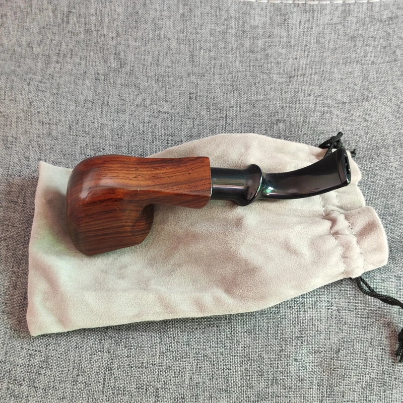 Tobacco Pipe Herb Smoking Pipe Smoking Pipe Handicraft Pipe Sandalwood Wood 1pcs