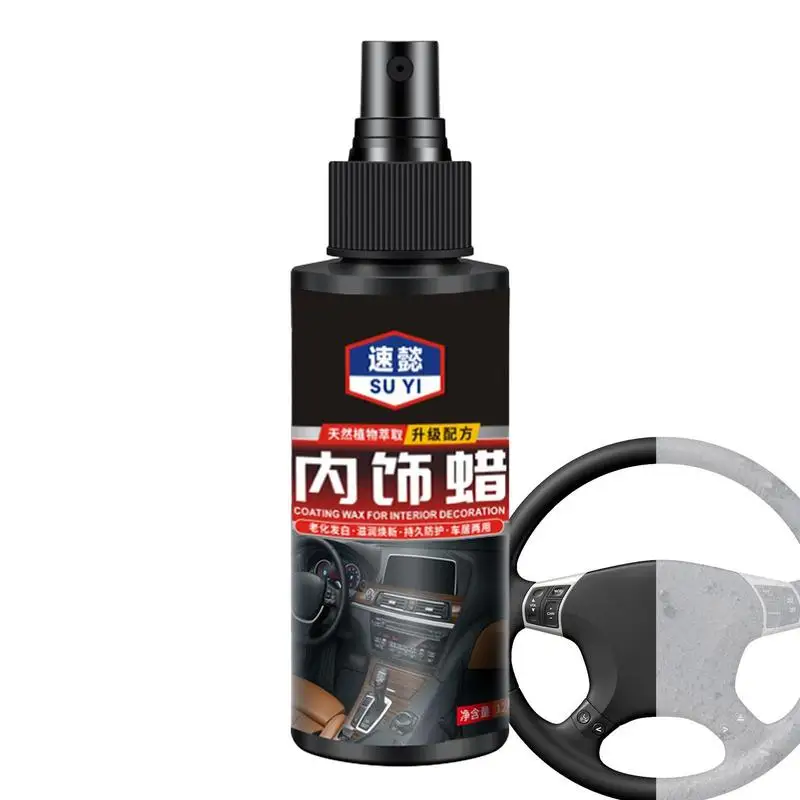 

Car Interior Cleaning Agent 120ml Upholstery Cleaner Car Cleaner Car Refurbishment Cleaner For Seat Floor Mats Dashboards