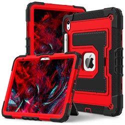 Durable Silicone Armor Kids Tablet Case - IPad7th8th9th 10.2 (Red)