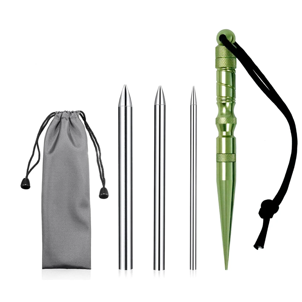Marlin Spike Multifonction – Laiton Et Inox – Outil Pour Paracorde, Camping, Voile