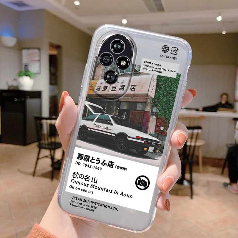Transparent Flower Design Phone Case with Anti-Drop Silicone Bumper