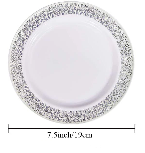 Glad Square Disposable Paper Plates for All Occasions, Soak Proof, Cut  Proof, Microwaveable Heavy Duty Disposable Plates