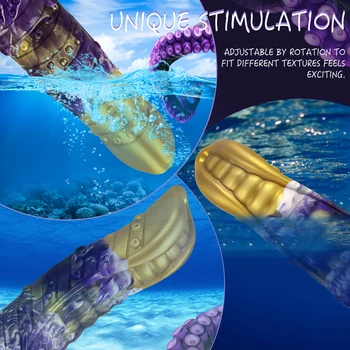 Huge Monster Dildo Lesbian Anal Toys Suction Octopus Cup Tentacle Artificial Penis Animal Dildos Sex Toy for Women Adult 4