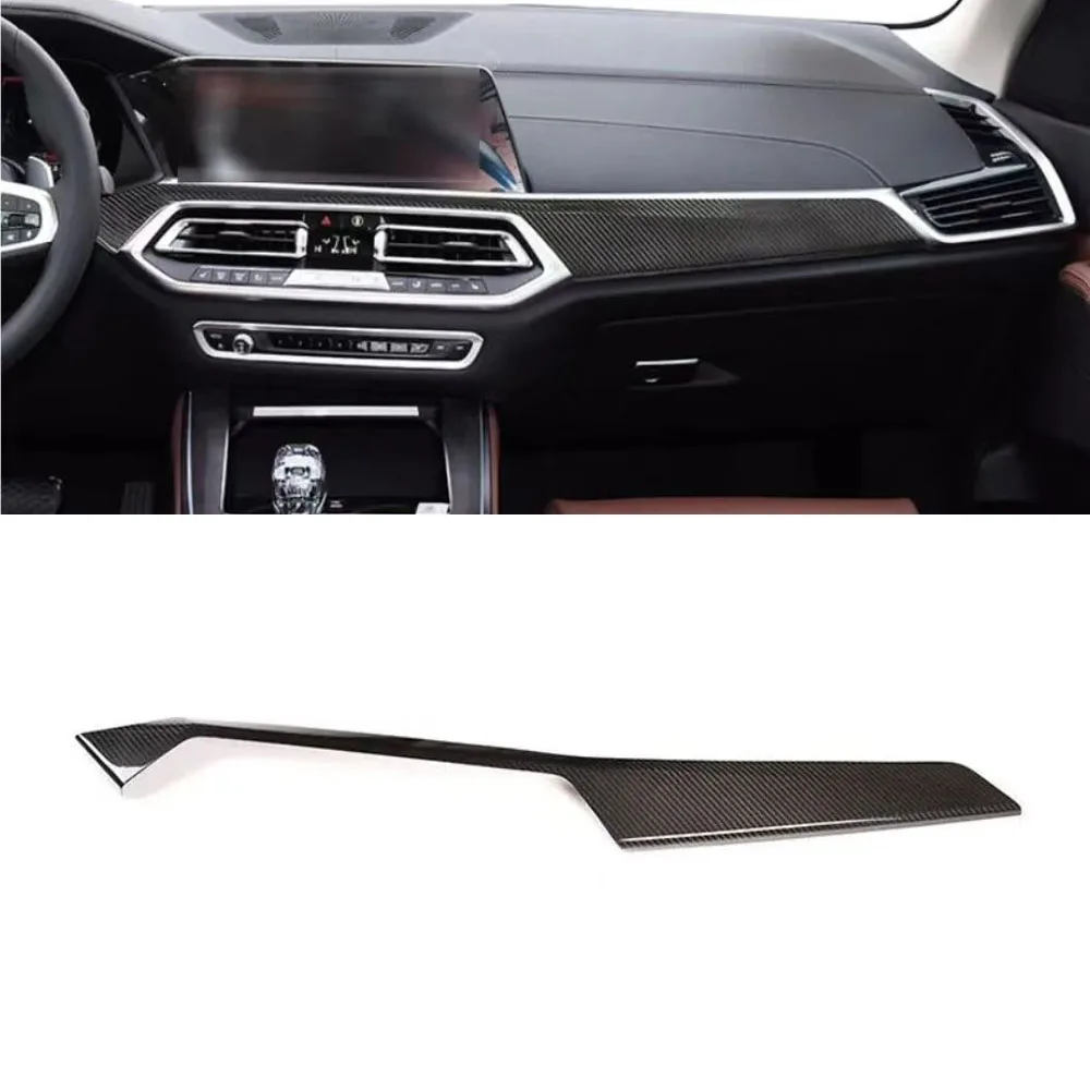Real Dry Carbon Interior Kit Center Dashboard Trim Dash Cover Per Bmw X6 G06 2020Up